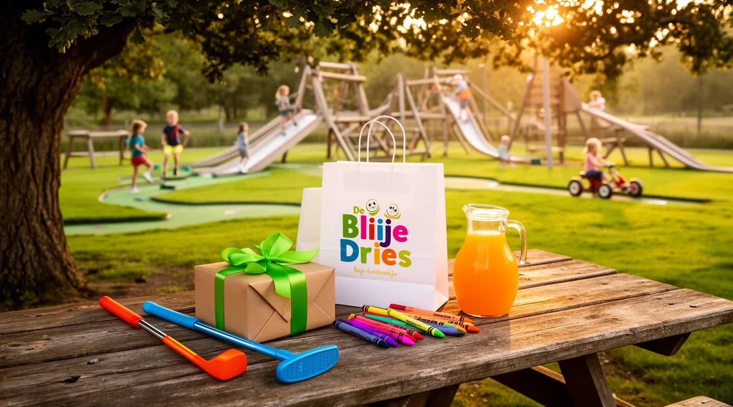 Cadeautje voor jarige bij Blij Kinderfeestje