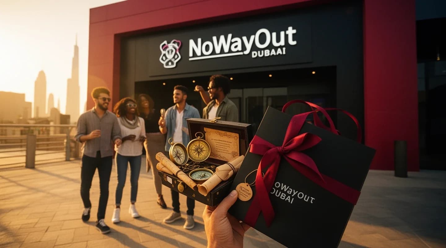 10% off an escape game for four or more players — NoWayOut Dubai