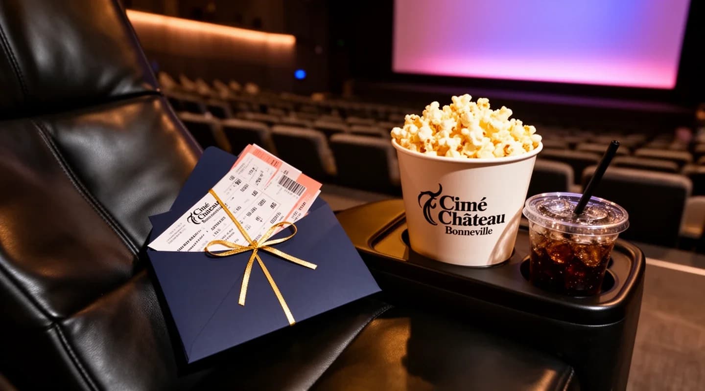 Une place de cinéma offerte le jour de son anniversaire.
